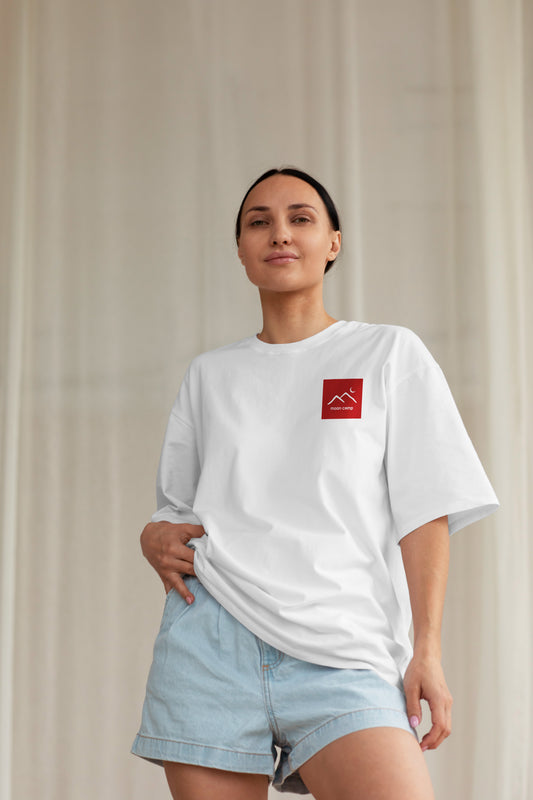 Kadın İz Oversize Tişört