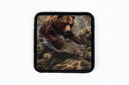 Ayı ve Alabalık Logolu Patch