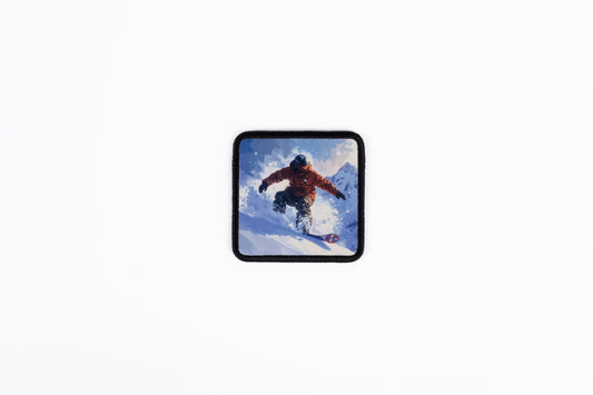 Snowboard Logolu Patch
