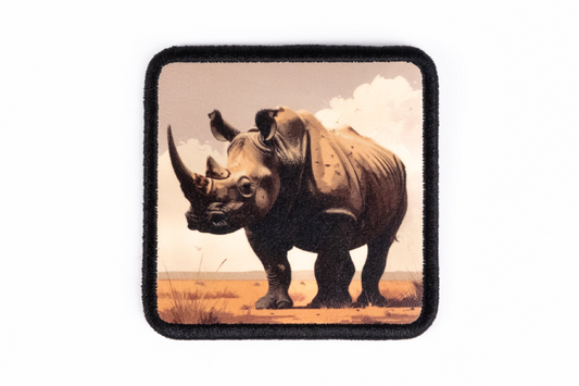 Gergedan Logolu Patch