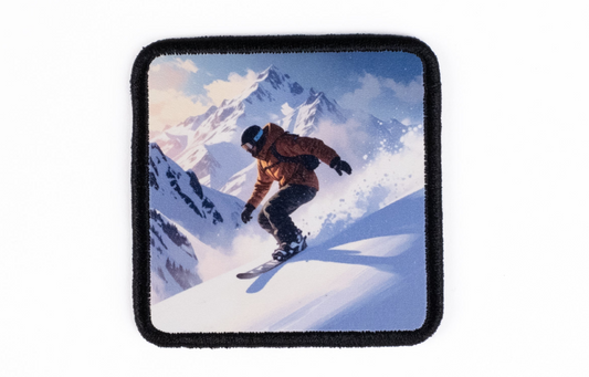 Erkek Snowboard Logolu Patch