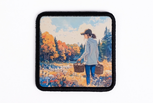 Kadın Mantar Sepeti Logolu Patch