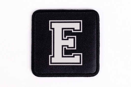 E Harfi Logolu Patch