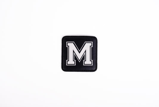 M Harfi Logolu Patch
