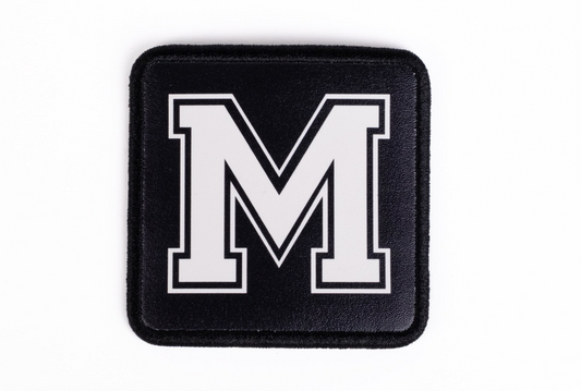 M Harfi Logolu Patch