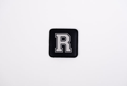 R Harfi Logolu Patch