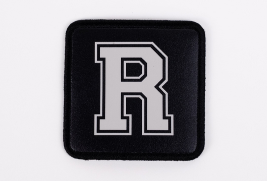R Harfi Logolu Patch