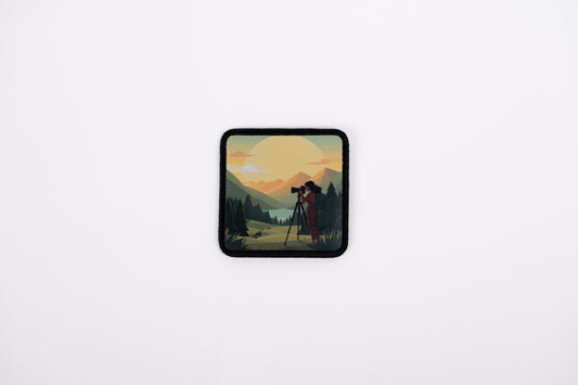 Kadın Fotoğrafçı Logolu Patch