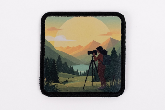 Kadın Fotoğrafçı Logolu Patch