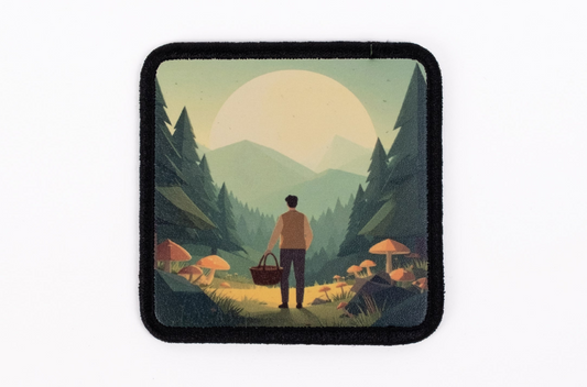 Erkek Mantar Sepeti Logolu Patch