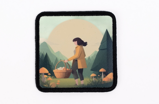 Kadın Mantar Sepeti V2 Logolu Patch