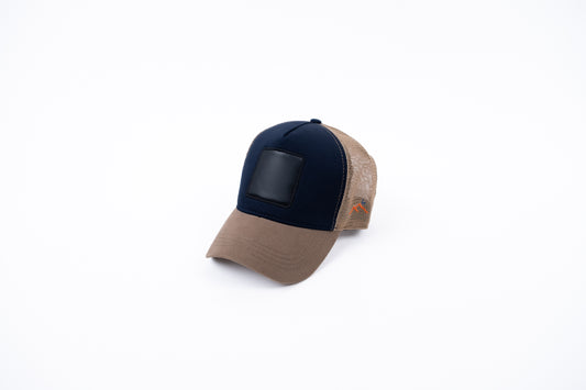 Kahverengi-Mavi Trucker Şapka