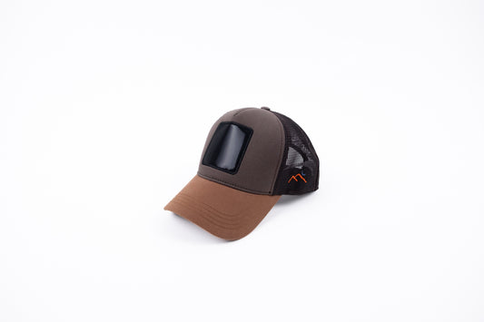Kahverengi V2 Trucker Şapka