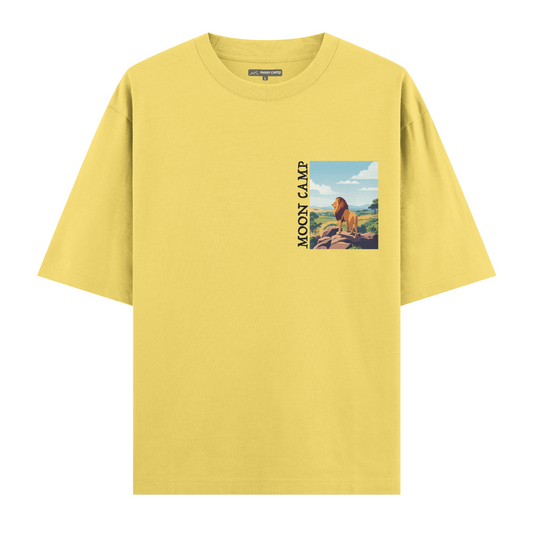 Erkek Aslan Oversize Tişört