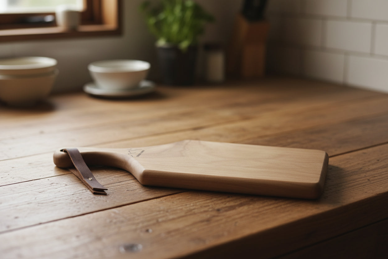 🏞️ Vadi Model Ahşap Kesme Tahtası Ceviz